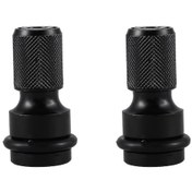 Resim Youmex Çelik Darbeli Somun Anahtarı Dönüştürücü - 1/2" İle 1/4" Hex Uçlu Hızlı Serbest Bırakma Aracı 