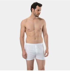 Resim Cacharel - Kemerli Düğmeli Boxer 1106 Beyaz 