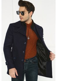 Resim Plt8402 Dewberry Erkek Palto-Lacivert-Lacivert 