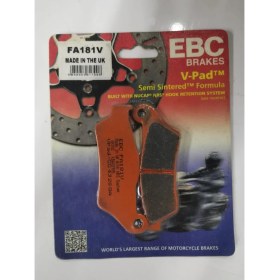 Resim Ebc FA181V 2003-2006 Ducati Monster 620IE Ön Fren Balatası Yarı Sinterli Balata 