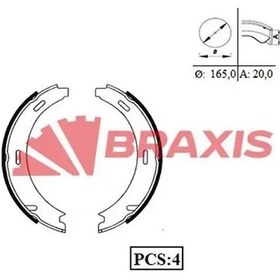 Resim Mercedes B180d W245 El Fren Balatasi 2006-2011 Braxıs Ac0041 