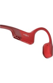 Resim Shokz OpenRun Bluetooth 5.1, Kemik İletim Teknolojisi, IP67 Suya ve Toza Dayanıklı, 8 Saat Pil Ömrü, Açık Kulak Tasarımlı Kablosuz Spor Kulaklık - Kırmızı (Standart Beden) 