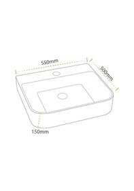 Resim Paluci Mia Black Çanak Lavabo 