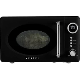 Resim Vestel Md 20 Yd Retro Siyah Mikrodalga Fırın 