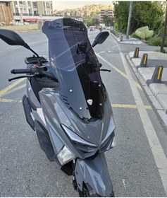Resim Motocam Volta Revolt Rsx4 Ön Cam 2022-2026 Model 65cm Siyah Renkli 4mm Orta Boylu 