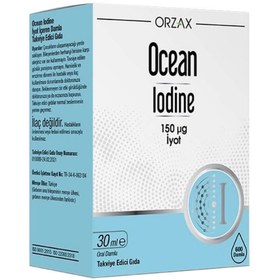 Resim ORZAX Ocean Iodine 150 μg İyot Takviye Edici Gıda 30 ml 