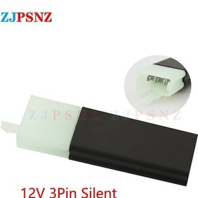 Resim 12v 3pin Sessiz Flaşör Röle Dönüş Sinyali Dc12v 48v-64v 2pins 3pins Buzzer Bip Flaşör Röle Flaşör Göstergesi Led Flaşörler Dönüş Işığı Sinyalleri 