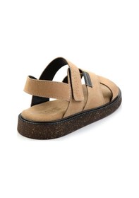 Resim Bambi Kum Leather Erkek Sandalet E05801030602 Kum 