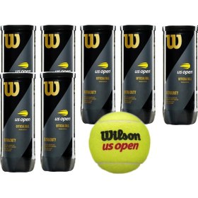Resim Wilson 7 Kutu Wilson Us Open Tenis Topu Vakum Ambalajda Wrt106200 