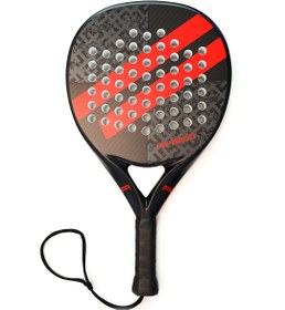 Resim Karbon Fiber Padel Raketi Kırmızı 