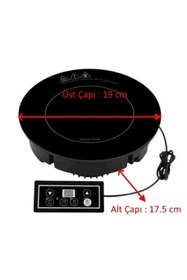 Resim artizanmutfak İndüksiyon Ocak | İndüksiyon Isıtıcı 1000 Watt (IND-03) 