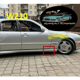 Resim Mercedes W210 Marşpiyel Kapakları Sağ Sol Takım Plastik 
