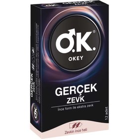 Resim Okey Gerçek Zevk 12 li Prezervatif 
