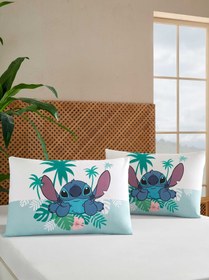 Resim Özdilek Stitch Summer Disney Lisanslı 2'li Yastık Kılıfı 