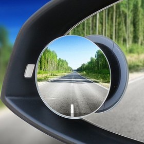 Resim Araba Arka Görüş Aynası, Küçük Yuvarlak Ayna Ters Yardımcı, Ön Tekerlek Kör Nokta Aynası Perspektif Aynası, Esnek Dönüş, Çok Fonksiyonlu Ultra HD Arka Görüş Aynası 