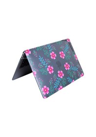 Resim Apple Uyumlu MacBook Pro Kılıf 13 İnç M1-m2, Flower01nl Type-c'li Model A2338 A2289 A2251 A1706-08 A1989 A2159 İle Pembe Mavi 