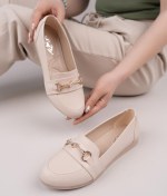 Resim Nesil Shoes Sdf 603 Ten Günlük Kadın Babet 