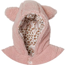 Resim Andywawa Kız Bebek Leopar Desenli Pembe Yumuşak Mont AC22078REP 