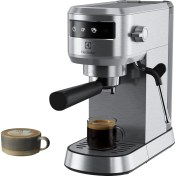 Resim Electrolux E6EC1-6ST Explorer 6 Espresso Cappuccino Makinesi Paslanmaz Çelik,Süt Köpürtücülü,1250W 