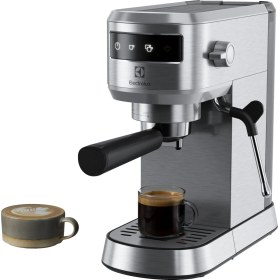 Resim Electrolux E6EC1-6ST Explorer 6 Espresso Cappuccino Makinesi Paslanmaz Çelik,Süt Köpürtücülü,1250W 