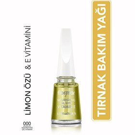 Resim Flormar Nourishing Oil Vitamin Besleyici Tırnak/Tırnak Eti Bakım Yağı 000 - Gratis 