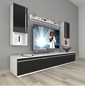 Resim Decoraktiv Eko 5220ta Mdf Tv Ünitesi Tv Sehpası - Beyaz - Siyah 