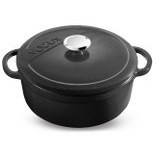 Resim Kitchenware Elegance Siyah Derin Döküm Tencere 28 Cm Voeux