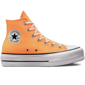 Resim Converse A03052C Ctas Lift Hi Sneakers Turuncu Kadın Ayakkabı 