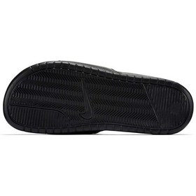 Resim Nike Futura Benassi Slide Black Unisex Siyah Terlik Tek Bantlı Siyah 