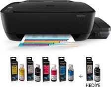 Resim Photoink Mürekkepli HP Inkjet 415 Fotokopi + Tarayıcı + Mürekkep Püskürtmeli Tanklı Yazıcı Z4B53A 
