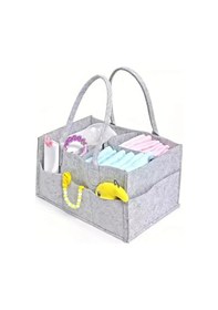 Resim Gri Kalın Keçe Anne Bebek Bakım Çantası Gri 