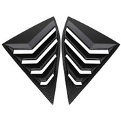 Resim Nx4 2021-2022 İçin Arka Yan Pencere Havalandırma Perdeleri, Yan Havalandırma Kapaklı Üçgen Pencere Çıkartması 