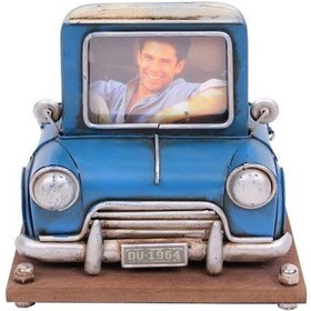 Resim Metal Kalemlik Çerçeveli Araba Temalı Dekoratif Hediyelik 