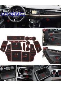 Resim Vw Volkswagen Passat 2019 Araç Içi Silikon Kaymaz Ped Kaplama Set (548440438) 