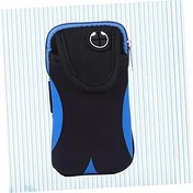 Resim BIUDECO Unisex Spor Koşu Telefon Bandı Su Geçirmez Fitness Çantası Koşu Ve Egzersiz İçin Tasarlandı Tüm Cep Telefonlarıyla Uyumludur Mavi 
