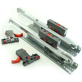 Resim Samet Slide Push Open 55 Cm Tam Açılım Çekmece Ray Mandal Dahil 