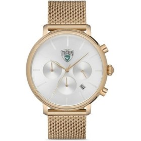 Resim Tı-523 Tıger Çelik Erkek Saati Rose Gold 