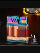 Resim KdrElektronik Şık Görünüm Özel Tasarım Kırılmaz tanklı Benzinli Çakmak 