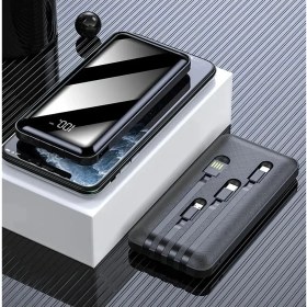 Resim Enshall 10.000 Mah Prime Dijital Göstergeli Dahili Çoklu Kablolu Powerbank 