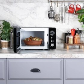 Resim Vestel Md 20 Yd Retro Siyah Mikrodalga Fırın 