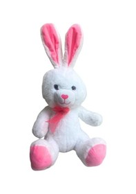 Resim Sevimli Oyuncak Peluş Tavşan Uyku Arkadaşım 35 Cm Pembe 