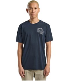 Resim Jack Wolfskin Vonnan Graphic Tişört Antrasit Antrasit 