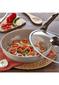 Resim Safran Granit 28 Cm Sote Tava 