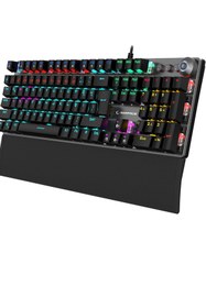 Resim Rampage KB-R28 Blade Plus Red Switch Gökkuşağı Aydınlatmalı Mekanik Oyuncu Klavye 