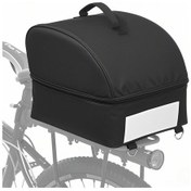 Resim Moveevo Isı Yalıtımlı Besin Çantası, Alüminyum Folyolu İç, Soğuk/sıcak Tutar, Yansıtıcı Desen, Ayarlanabilir Askı, Büyük Kapasite Siyah 