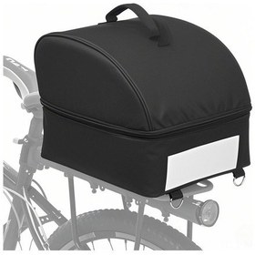 Resim Moveevo Isı Yalıtımlı Besin Çantası, Alüminyum Folyolu İç, Soğuk/sıcak Tutar, Yansıtıcı Desen, Ayarlanabilir Askı, Büyük Kapasite Siyah 