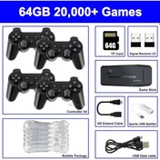 Resim M8 Video Oyunu Konsollari 2.4g Çift Kablosuz Denetleyici 20000 Oyunlari Tv Oyun M8 32 Kutu Yok 