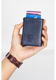 Resim Newish Polo Erkek Mekanizmalı Kartlık Ve Cüzdan New145 - Lacivert 