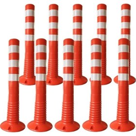 Resim Delinatör Trafik Delinatörü En Ucuz Otopark Eko Esnek Yol Ayırıcı 10 Adet 