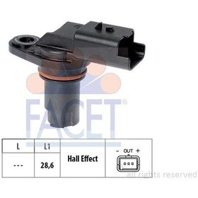 Resim Facet 9.0551 M9r Eksantrık Mıl Sensoru Master Iıı Movano 2.3dcı Trafıc Iı Laguna Iı Iıı Megane Iı Iıı Latıtude 2 